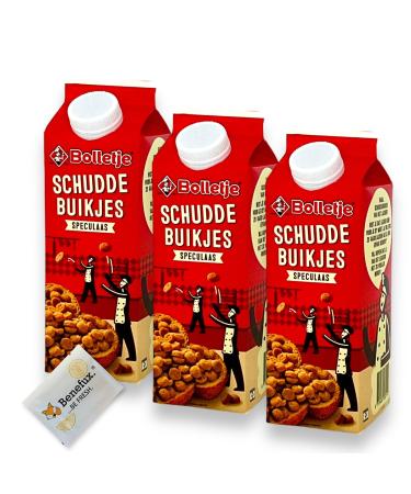 Bolletje Schudde Buikjes Speculoos Balls Multipack 3x 300g + Benefux. Refreshing towel