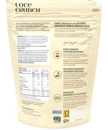 Love Crunch Organic Dark Chocolate & Coconut Granola 700 g (Pack of 6) Non-GMO Fair Trade by Nature's Path - Buy Online on SooperMarket.com