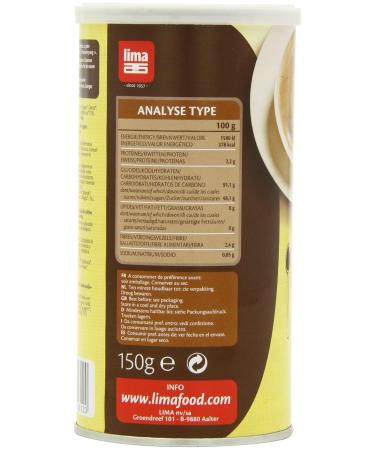Buy LIMA Yannoh Instant Vanilla (Pack of 2 x 150g) - Delicious Vegan Coffee Substitute for International Shipping - Buy Online on SooperMarket.com