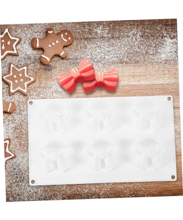 Cabilock Butterfly Fondant Cake Decoration Bowknot Silicone Mold Candle Molds Dessert Pastry 29X17CM White3 - Buy Online on SooperMarket.com