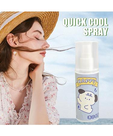 Cool Spray 80ml Instant Cooling & Nourishing Spray - Instantly Reduce Temperature Spray Small Lightweight Refreshing Protective Skin-friendly Spray For Face And Body blue dog - Buy Online on SooperMarket.com