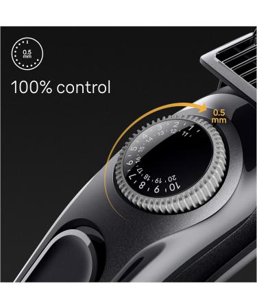 Braun Beard Trimmer Series 3 3410 Electric Beard Trimmer for Men Incl. Ultra-Sharp Blade 40 Length Settings Styling Tools Rechargeable 50-min Cordless Runtime & Washable Black BT3410 - Buy Online on SooperMarket.com
