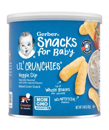 Gerber Lil' Crunchies 8+ Months Veggie Dip 1.48 oz (42 g)