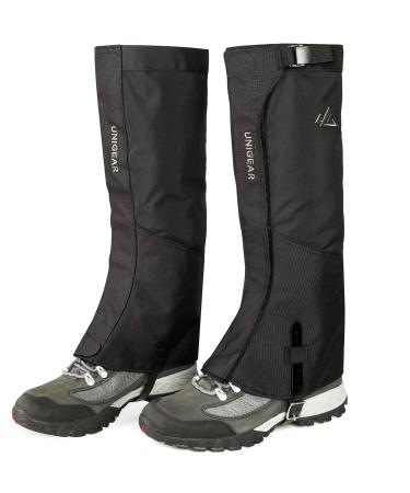 Unigear Snow Leg Gaiters, 1000D Fabric Waterproof Boot Gaiters for Hiking Walking Climbing Hunting Skiing Large