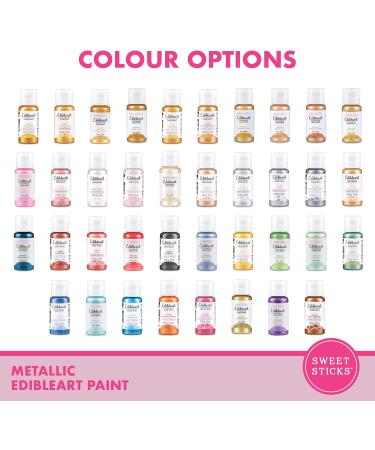 Sweet Sticks Metallic Edible Art Paint 15ml Rose Gold - Buy Online on SooperMarket.com