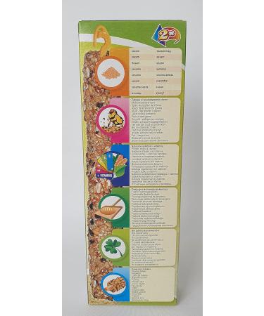 Double Pack 2x Hamster Rabbits Sticks Food SESAME SEEDS Flavor 115g Guinea Pig Rat Mouse Gerbil Rodents Animal Pet Vegetable Foods Treats Snacks with Hooks - Buy Online on SooperMarket.com