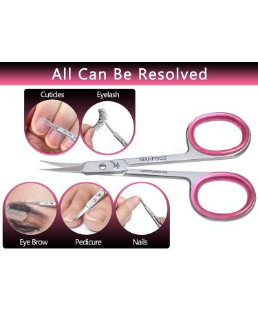 Nail Scissors 3 Pack - Blue & Pink Nail/Cuticle Scissors Set - Buy Online on SooperMarket.com