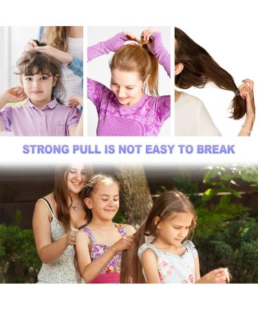 Shop Hanyousheng 500 PCs Mini Transparent Hair Ties - Elastic Bands for Kids Dreadlocks & Ponytails - Fast International Shipping - Buy Online on SooperMarket.com