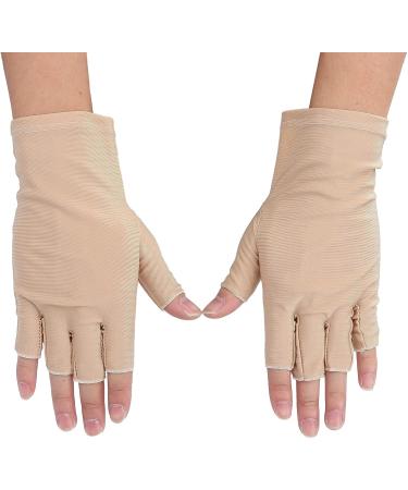 Protective Fiber Cotton Gloves Anti UV Shield Gloves for Nail Art Manicure Tool Protect Hands from Injury Premature Skin Aging Wrinkles and Thinning Suitable for Hiking Yinhingw0x82ib6gz-13 - Buy Online on SooperMarket.com