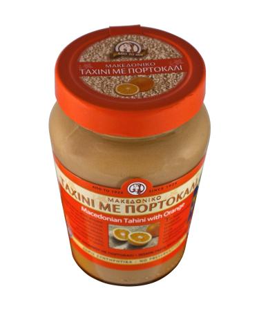 Haitoglou Macedonian Tahini with Orange 700g Greek Sesame Paste | Buy Internationally - Buy Online on SooperMarket.com