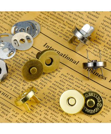 Hysagtek 40 Sets Magnetic Button Clasps Snaps Fasteners for DIY Crafts, Sewing, Knitting - 4 Colors (14mm) - Buy Online on SooperMarket.com