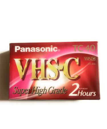 PANASONIC TC-40 VHS-C Video Tape for a VHS-C Camcorder