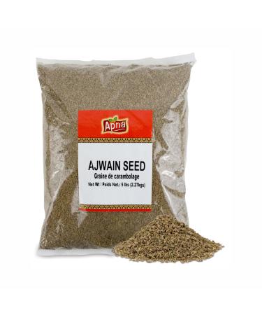 Apna Ajwain Seeds 2.25 kg (5 lb) Carom Seeds for Cooking 100% Natural & Non-GMO Vegan & Gluten Free