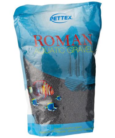 Pettex Roman Gravel Aquatic Roman Gravel 2 Kg Jet Black 2 kg (Pack of 1)