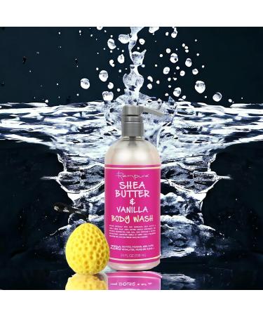 Renpure Shea Butter Body Wash Vanilla - Deep Moisturizing 24Oz (Pack of 3) | Gentle Body Soap for Women | Nourishing & Sweetly Scented - Buy Online on SooperMarket.com