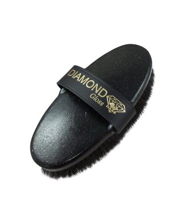 Haas body brush Diamond Gloss glitter fine horsehair with plastic content size 200x85 mm