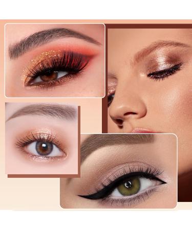 Nude Pink Brown Eyeshadow Palette - 25 Colors, Matte & Shimmer, Highly Pigmented, Hypoallergenic Eye Makeup - Oatmeal Milk Tea - Buy Online on SooperMarket.com