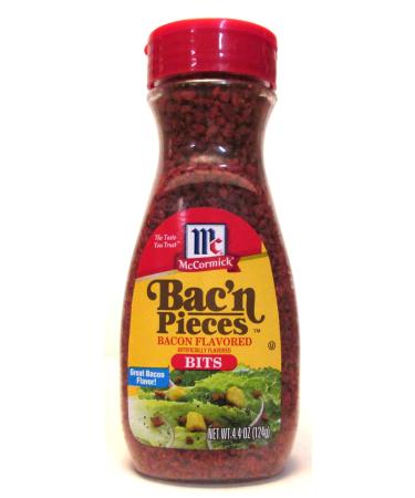McCormick Bac'n Pieces Bacon Flavored Bits (Pack of 2) 4.4 oz Size