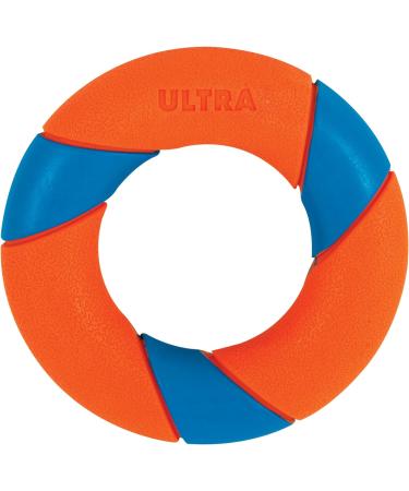 Chuckit! Ultra Ring Flying Disc - High Visibility Rubber Dog Toy for Throw and Fetch - Buy Online on SooperMarket.com