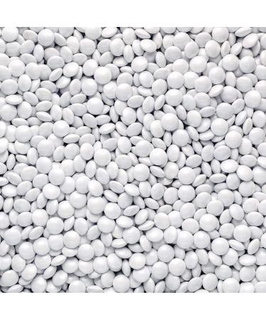 Coloured Milk Chocolate Beans - 30g or 100g - Cake Cupcake & Cookie Decoration Sprinkles (White 100g) White 100g