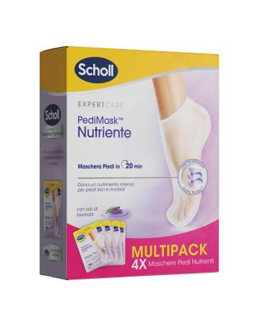 Scholl Pedimask foot mask with lavender oil 4 pairs of moisturising socks 210 g