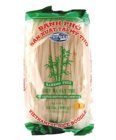 Bamboo Tree Vietnamese Rice Noodles Size Large 5mm (1 x 400g) 400 g (Pack of 1)