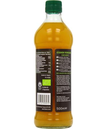 Biona Organic Apple Cider Vinegar 500ml - Pure and Unfiltered - Buy Online on SooperMarket.com