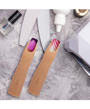 Yokilly Flexible Silicone Nail Training Finger for Acrylic Nails - Perfect for Nail Art Practice - 1 Piece - Buy Online on SooperMarket.com