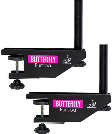 Butterfly Europa Professional Table Tennis Net Set - 72 Long - Fits Tables Up to 1.5 Thick - Adjustable Height & Tension - Buy Online on SooperMarket.com