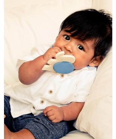 Buy Lanco Teething Ring Elephant Ears - 100% Natural Rubber White | Safe & Eco-Friendly | International Shipping Available - Buy Online on SooperMarket.com
