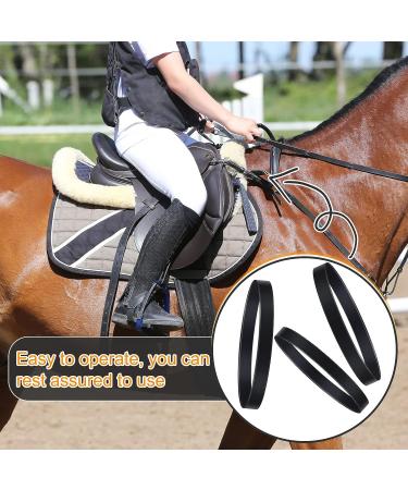 Deekin 20pc Black Rubber Roper Wrap for Saddle Horn - Dally Wraps for Horse - High Quality - Buy Online on SooperMarket.com