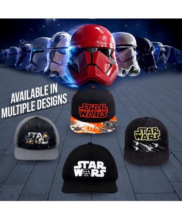 Star Wars Classic Embroidered Logo Youth Baseball Cap - Black/Yellow/Silver - Buy Online on SooperMarket.com