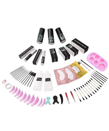 Lash Lift & Brow Lamination Kit - DIY Eyelash Perm with 10ml Airless Pump | Easy At-Home Use | 15+ Applications | Lasts 6 Weeks | 8pc Set - Buy Online on SooperMarket.com