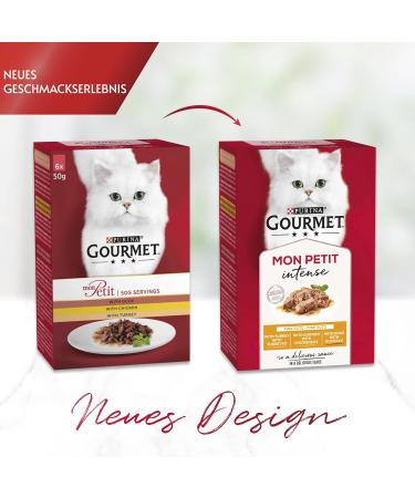 Buy Purina Gourmet Mon Petit Duetto Intense Cat Food - 8-Pack with Fish & Meat Variety | Premium Wet Cat Food for International Shipping - Buy Online on SooperMarket.com