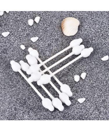 Safety Cotton Swabs with Large Tips - 2 Packs (160pcs) | Baby Cotton Buds - Buy Online on SooperMarket.com