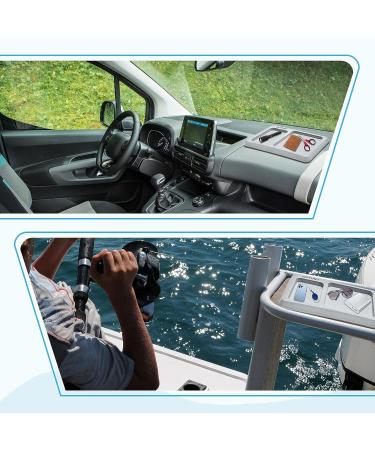 Goture 2 in 1 Boat Foam Fishing Ruler & Cell Phone Holder Kit - Adhesive Backing, Dash Accessory, Segmented Fish Measuring Board - Grey - Buy Online on SooperMarket.com