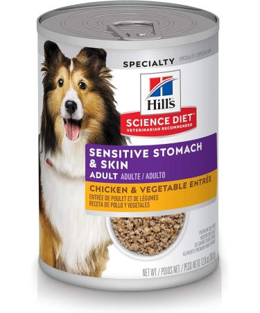 Hill's Science Diet Adult Sensitive Stomach & Skin Dry + Canned Dog Food Bundle 7.03 kg (Pack of 1) Dry | Chicken Meal + Dog Food Chicken - Buy Online on SooperMarket.com