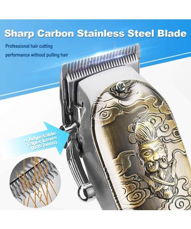 Suttik Men's Hair Clippers Set - Cordless Professional Trimmers with T-Blade & LED Display - Perfect Grooming Gift - Buy Online on SooperMarket.com