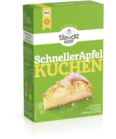 Bauckhof Schneller Apfelkuchen glutenfrei Bio (2 x 500 gr) 500 g (2Pack)