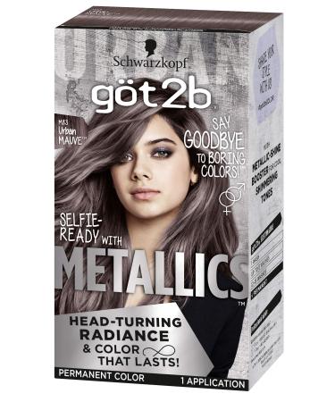 Schwarzkopf Got2b Metallics Permanent Hair Color  M83 Urban Mauve