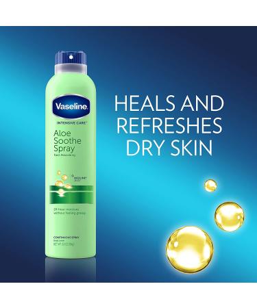 Vaseline Intensive Care Aloe Soothe Spray 6.5 oz - Soothing Aloe Formula | 1 Pack - Buy Online on SooperMarket.com