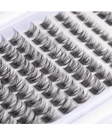 SISILILY Individual Cluster Lashes Kit | Reusable 3D Eyelash Extension | Soft Natural C CC D Curl | With Glue | 90 clusters - DM05 - Buy Online on SooperMarket.com