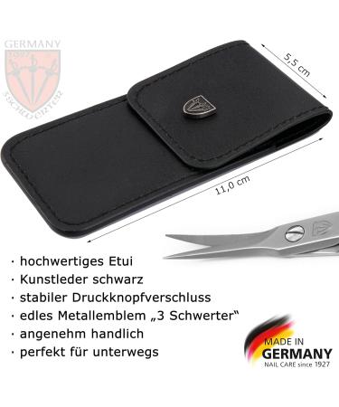 Three Swords Skin Rapid Tower Tip Scissors - Precision Skin Residue Removal | Rustproof German Quality | Black Synthetic Leather Case Included - Buy Online on SooperMarket.com