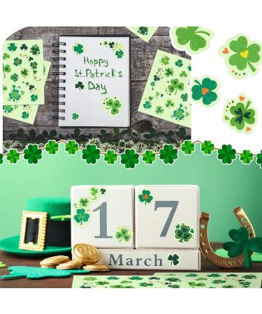 340 Pcs Shamrock Glitter Body Jewelry Stickers | St. Patrick's Day Accessories | Glitter Face & Clover Stickers for Women | Parade Party Favors & Decorations - Buy Online on SooperMarket.com