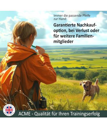 Acme Dog Whistle No.211.5 - Original from England | Loud & Effective for Dog Training | Free Instructions Included - Fuchsia - Buy Online on SooperMarket.com