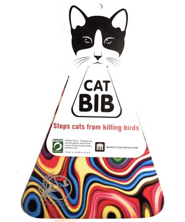 CatBib - Saves Birds Protects Cats (Small Rainbow) S Rainbow