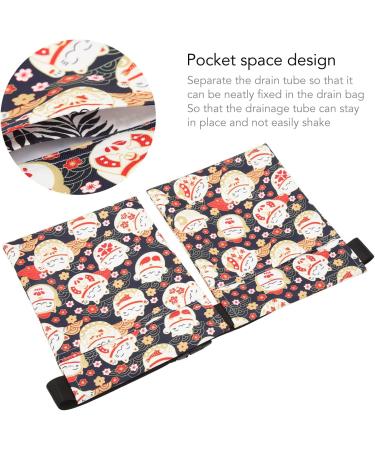 Shop Masectomy Drain Holder Bag - Elastic Ribbon Adjustable Length Cute Cat Cartoon Pattern - Perfect Drainage Solution - Buy Online on SooperMarket.com