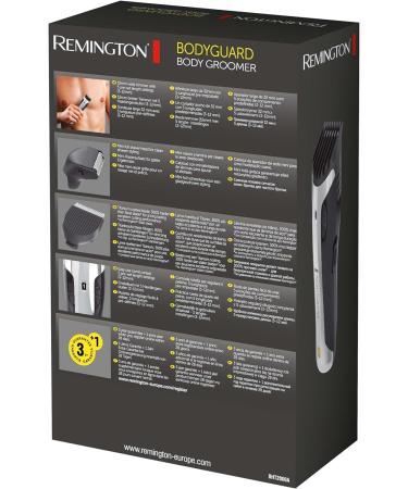 Remington Body Hair Trimmer Bodyguard BHT2000A - Foil Shaver Attachment Wet & Dry Use - Black/Grey | Shop Internationally - Buy Online on SooperMarket.com