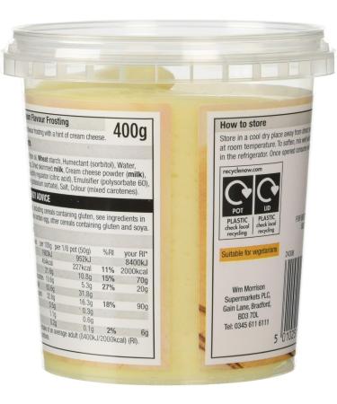 Morrisons Vanilla Frosting 400g - Buy Online on SooperMarket.com