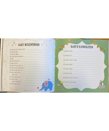 My First Year Baby Record Log Book - Blue | Capture Milestones from Birth to First Birthday - Buy Online on SooperMarket.com